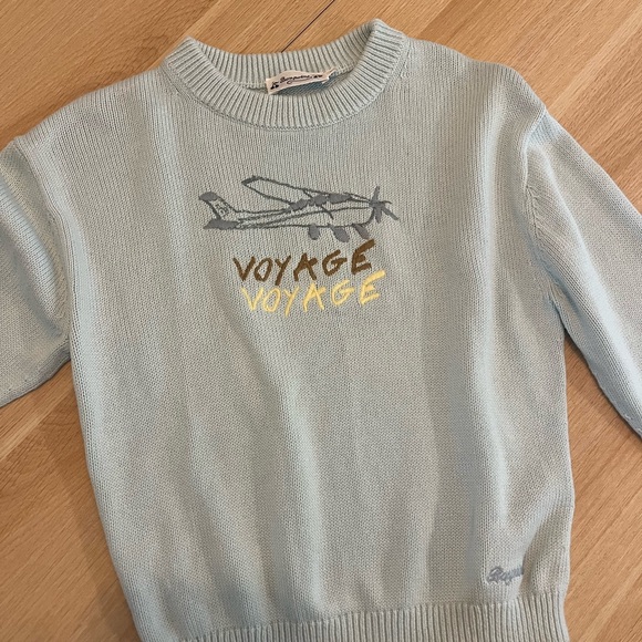 Bonpoint Other - Bonpoint Crewneck light blue Voyage sweater - 100% cotton